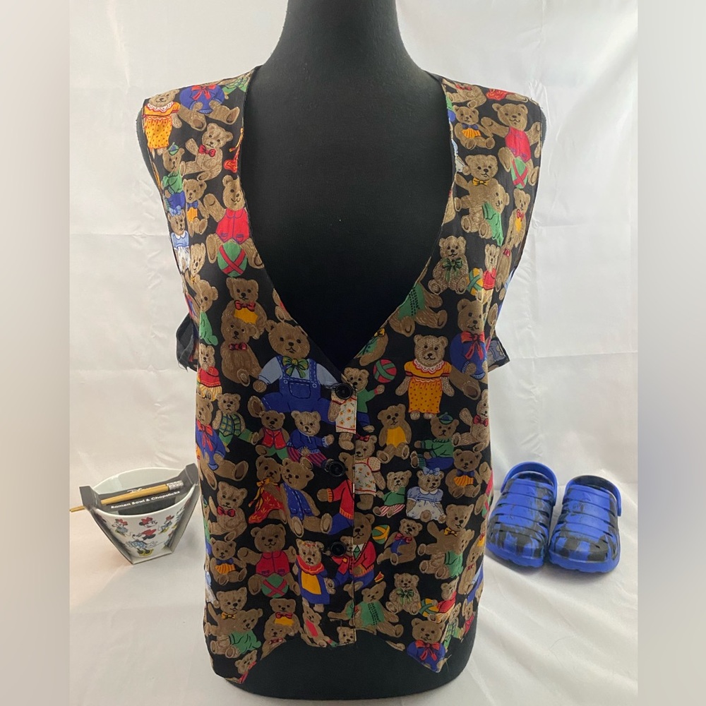 Vintage Basic Editions Plus 24W Teddy Bear Vest